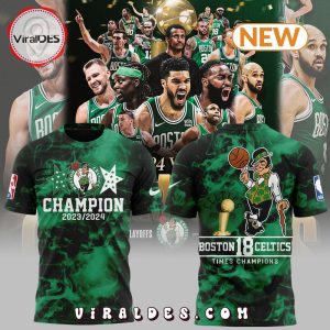 18times Champions Boston Celtics Green Edition Hoodie