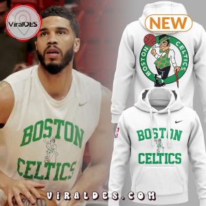 Boston Celtics Basketball Team White Edition Hoodie, Jogger, Cap