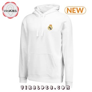 ECO Essentials Real Madrid Color Crest White Hoodie