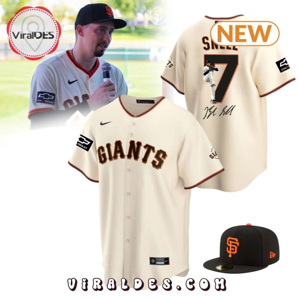 Blake Snell San Francisco Giants New 2024 Cream Jersey