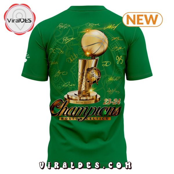 Boston Celtics 18-Time Green Finals Champions Shirt