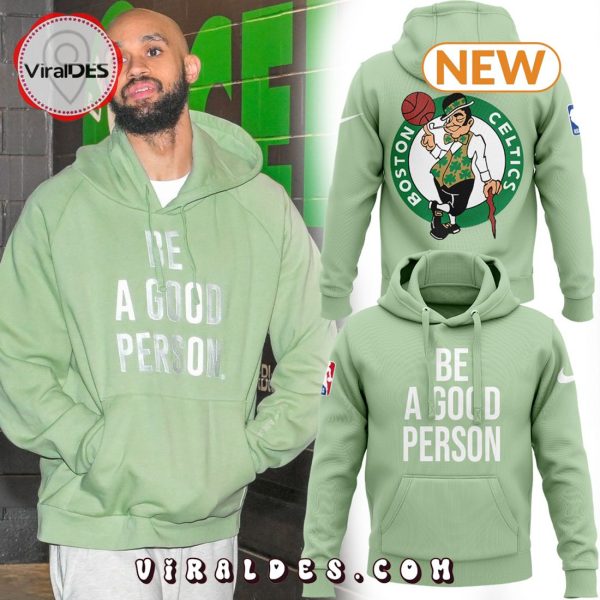 Boston Celtics A Good Person Basketball Gifts Hoodie, Jogger