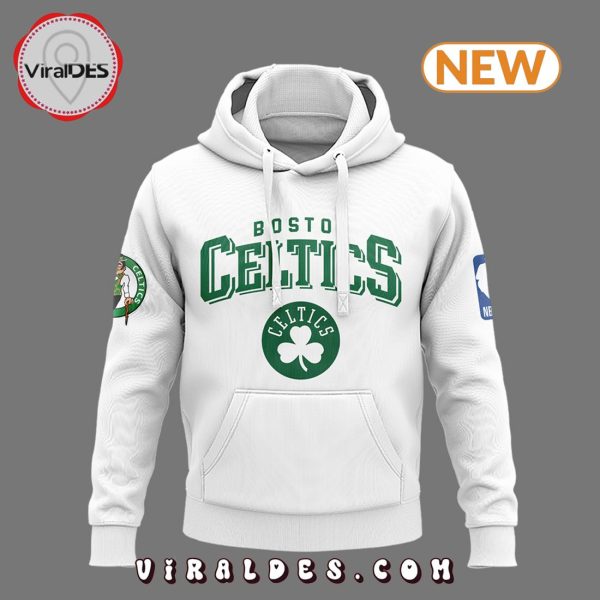 Boston Celtics Special Design For Fan White Hoodie