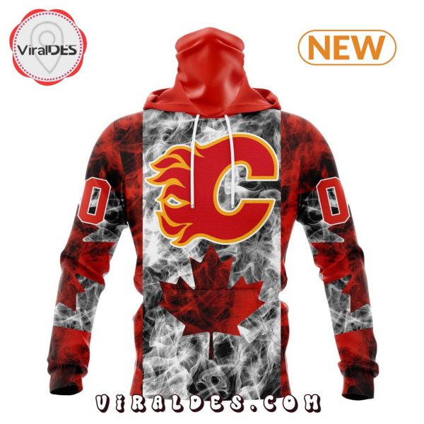 Calgary Flames Premium Design For Canada Day Hoodie