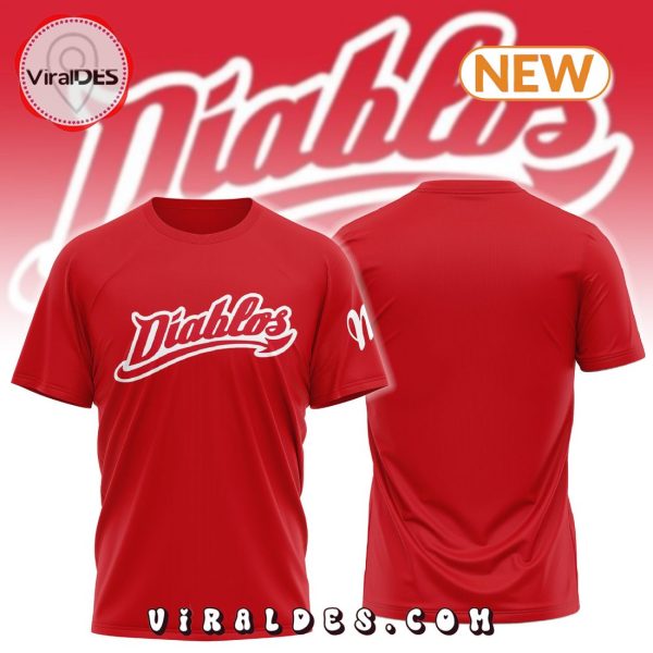 Camiseta Diablos Rojos Del Mexico Baseball Lmb Street Wear Red Shirt