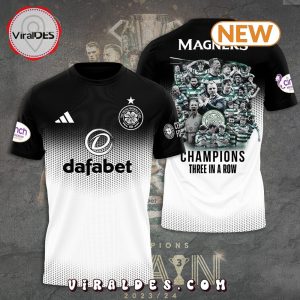 Celtic F.C T Magners Champions Three In A Row Gradient Shirt