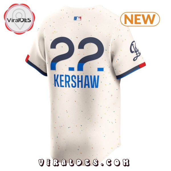 Clayton Kershaw Cream 2024 City Connect Limited Player Baseball Jersey