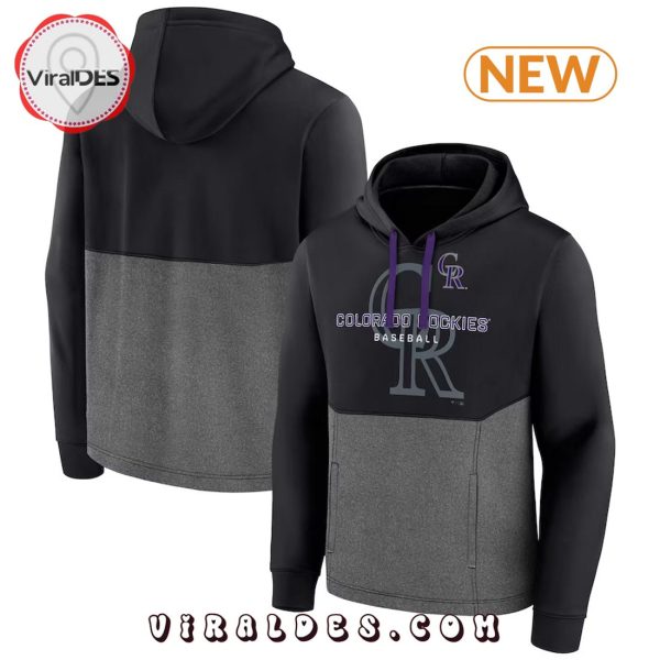 Colorado Rockies Baseball Team Grey Hoodie