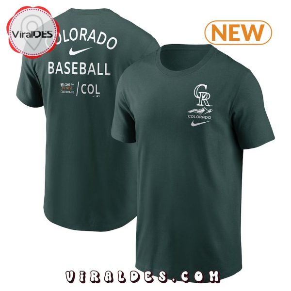 Colorado Rockies Special Baseball Team Green Shirt