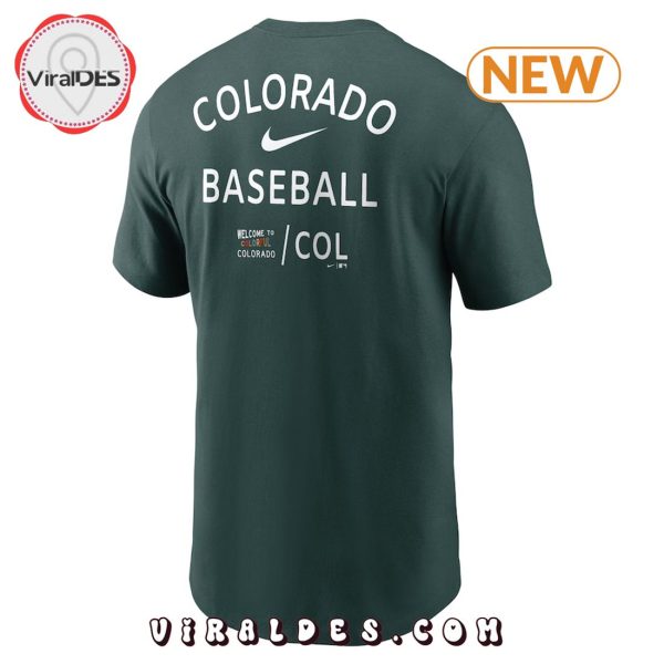 Colorado Rockies Special Baseball Team Green Shirt