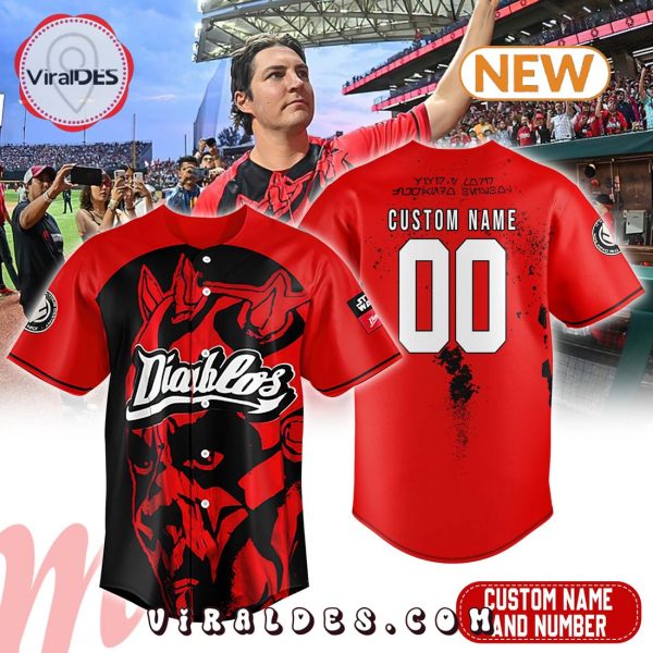 Custom Diablos Rojos del 2024 México X STAR WARS Baseball Jersey
