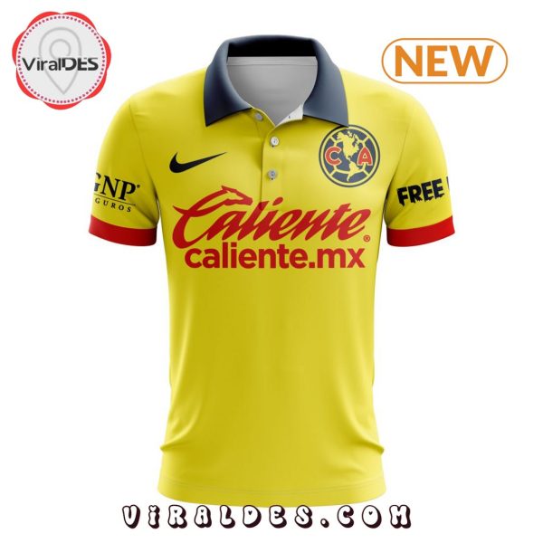 Custom LIGA LIGA MX Club America 2025 Home Polo