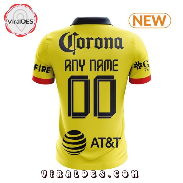 Custom LIGA LIGA MX Club America 2025 Home Polo