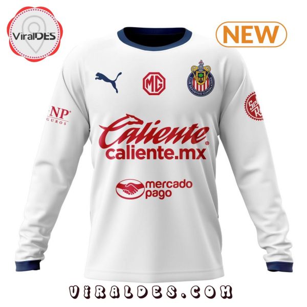 Custom LIGA MX Chivas Guadalajara 2025 Away Kits Hoodie