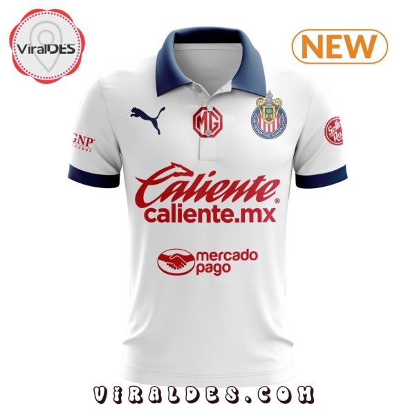 Custom LIGA MX Chivas Guadalajara 2025 Away Polo