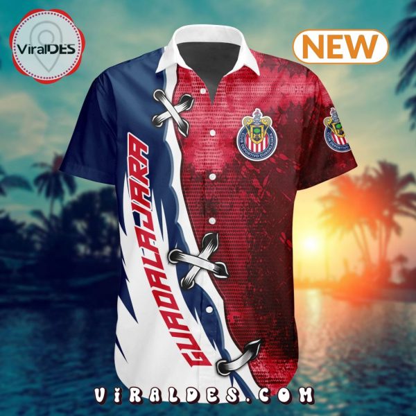Custom LIGA MX Chivas Guadalajara Special Design Button Shirt