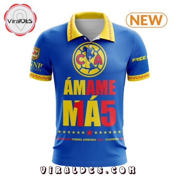 Custom LIGA MX Club America Special Bicampeones Design Polo