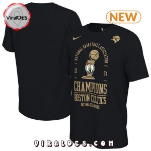 NBA Boston Celtics Nike Black 2024 Finals Champions Shirt