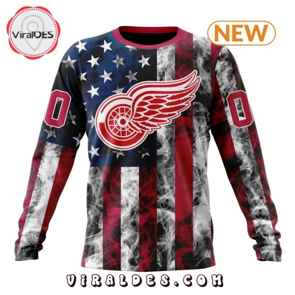 Detroit Red Wings For Independence Day The Fourth Of July Hoodie