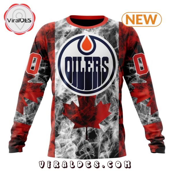 Edmonton Oilers Premium Design For Canada Day Hoodie