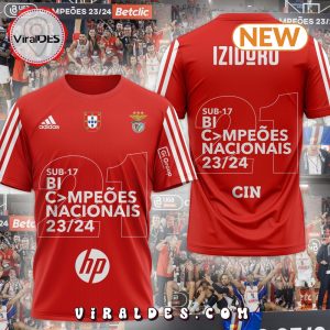 S.L. Benfica basketball 2023 24 Champions Red Shirt