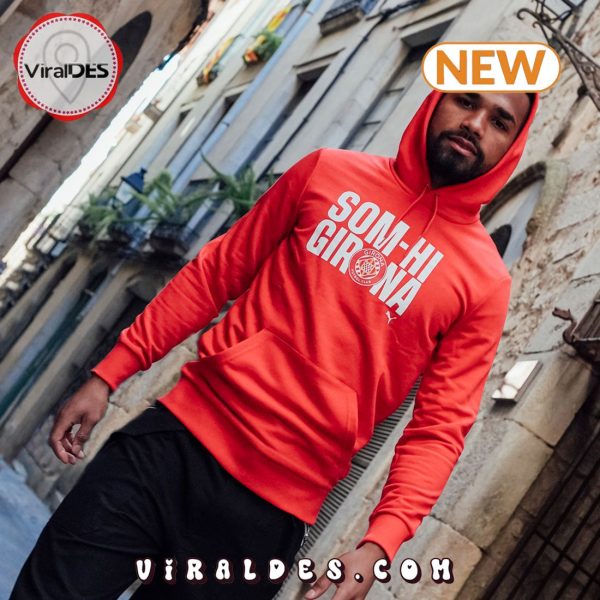 Girona FC Red Hoodie Team Outfit 2024