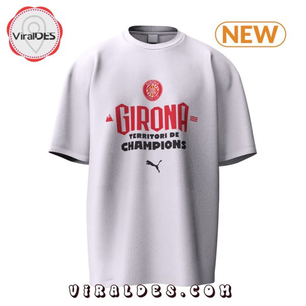 Girona FC Territori de Champions 2024 White Hoodie