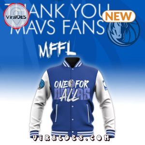 Thanks You Dallas Mavericks NBA Limited Edition For Fan Baseball Jacket