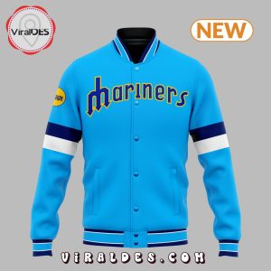 Special Seattle Mariners Baseball Team Blue Baseball Jacket