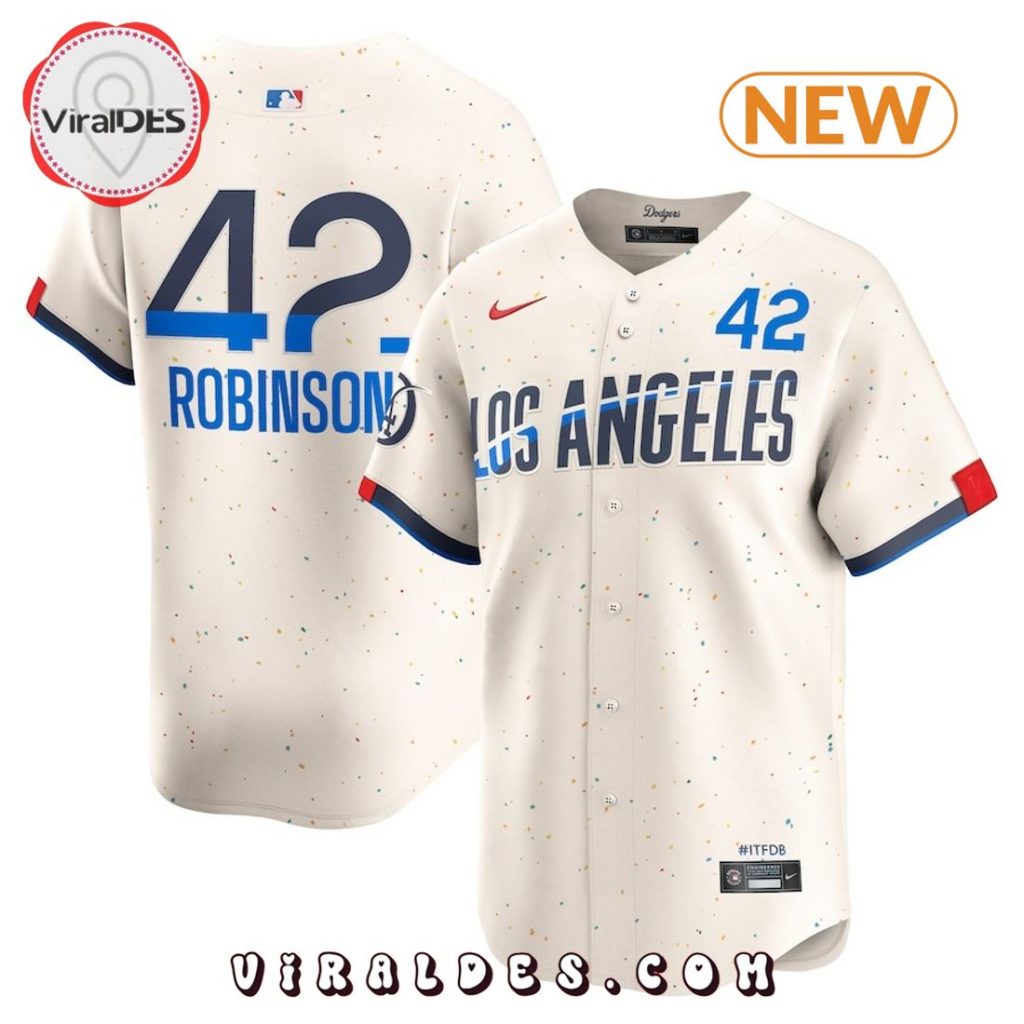 Jackie Robinson Cream 2024 City Connect Limited Player Baseball Jersey