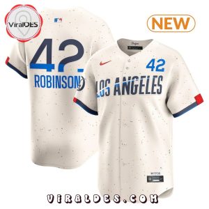 Introducing the Jackie Robinson Cream 2024 City Connect Limited Player Baseball Jersey