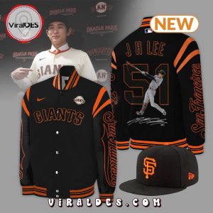 Jung-Hoo Lee Giants 2023 Special New Black Baseball Jacket