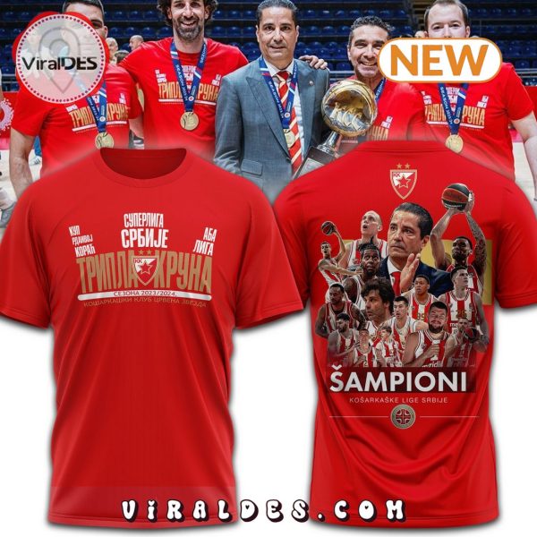 KK Crvena zvezda Champions 2023 24 Special Design Shirt