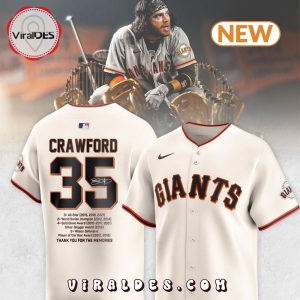 San Francisco Giants Brandon Crawford Memories Baseball Jersey