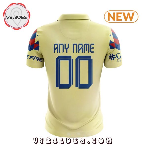 LIGA MX Club America Special Bicampeones Design Cream Polo