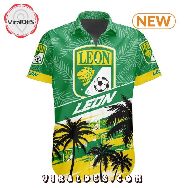 LIGA MX Club Leon Special Hawaiian Shirt, Shorts
