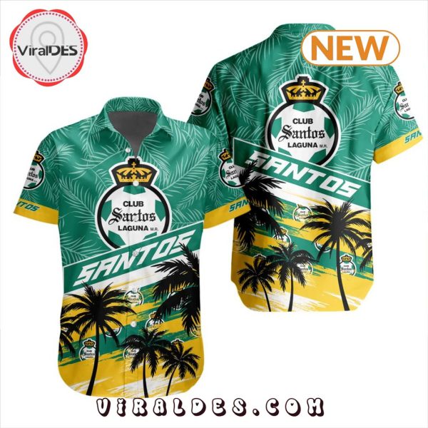 LIGA MX Club Santos Laguna Special Hawaiian Shirt, Shorts