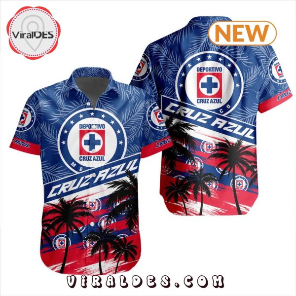 LIGA MX Cruz Azul Special Hawaiian Shirt, Shorts