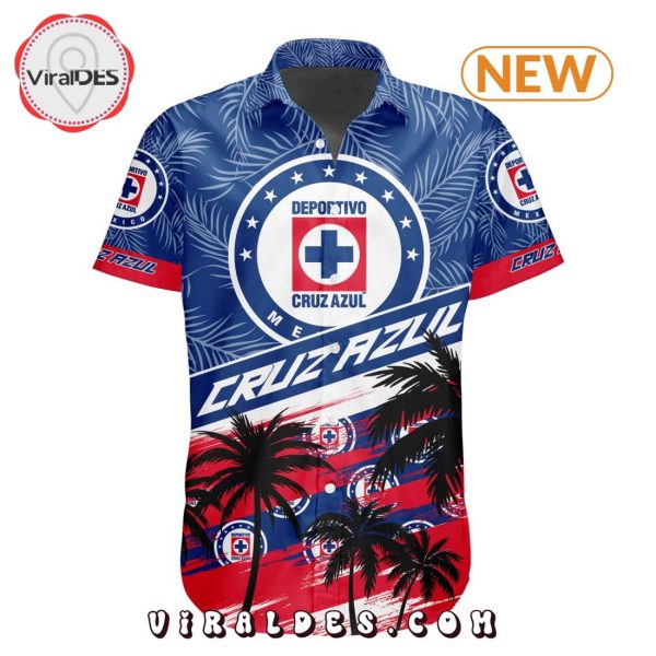 LIGA MX Cruz Azul Special Hawaiian Shirt, Shorts