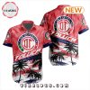 LIGA MX Deportivo Toluca Special Hawaiian Design Button Shirt