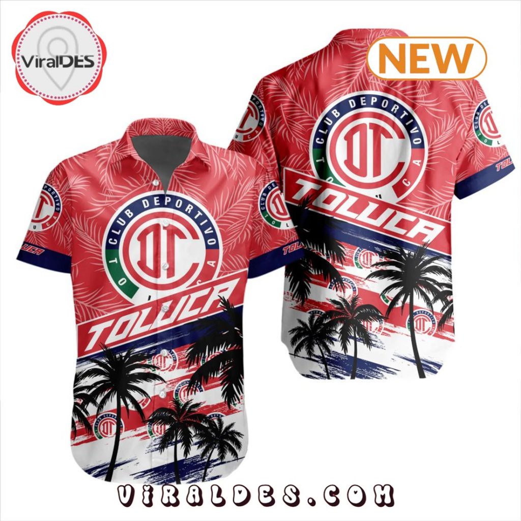 LIGA MX Deportivo Toluca Special Hawaiian Shirt, Shorts