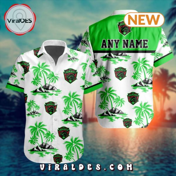 LIGA MX FC Juarez Special Custom Hawaiian Design Button Shirt
