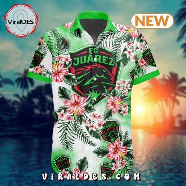 LIGA MX FC Juarez Special Hawaiian Design Button Shirt