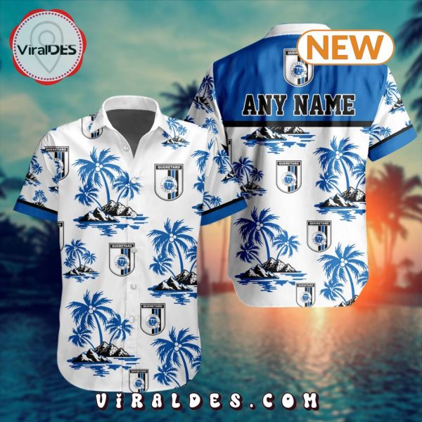 LIGA MX Queretaro F.C Special Hawaiian Design Button Shirt