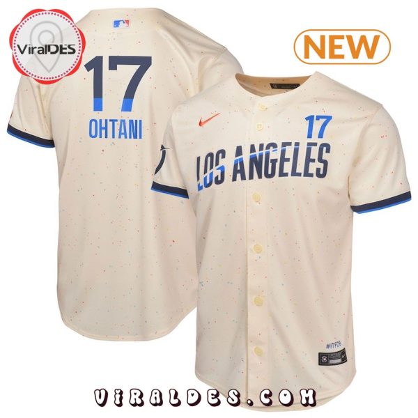 Limited Edition Shohei Ohtani Cream 2024 City Connect Limited Player Jersey