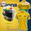 Forever Ayrton Senna Yellow Polo Shirt