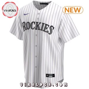 Personalized Colorado Rockies Baseball Team White Baseball Jersey