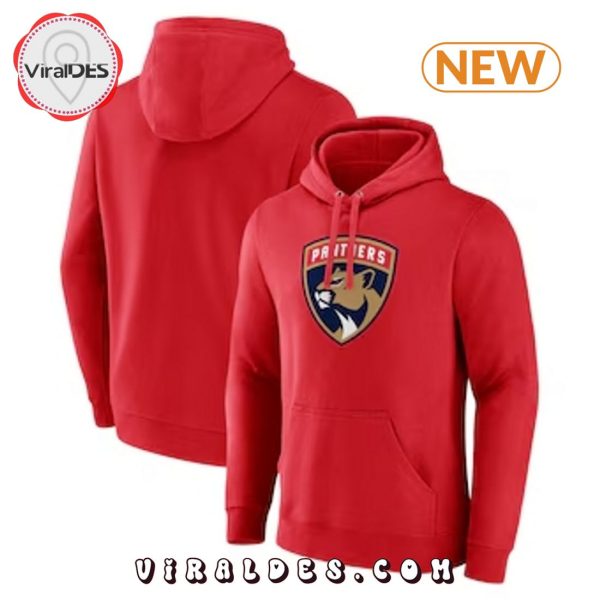 Men’s Florida Panthers Fanatics Red Primary Team Logo Pullover Hoodie