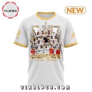 Real Madrid Campeones 2023 2024 Laliga Combo T-Shirt, Cap