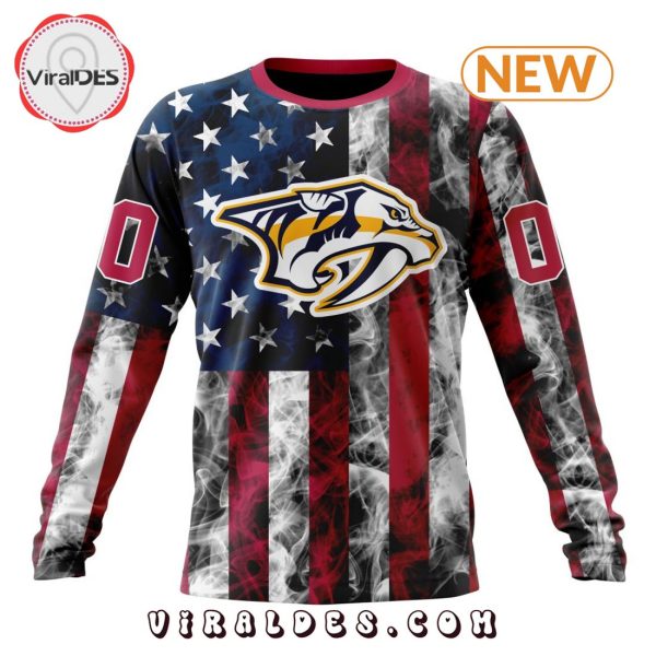 Nashville Predators For Independence Day The Fourth Of July Hoodie